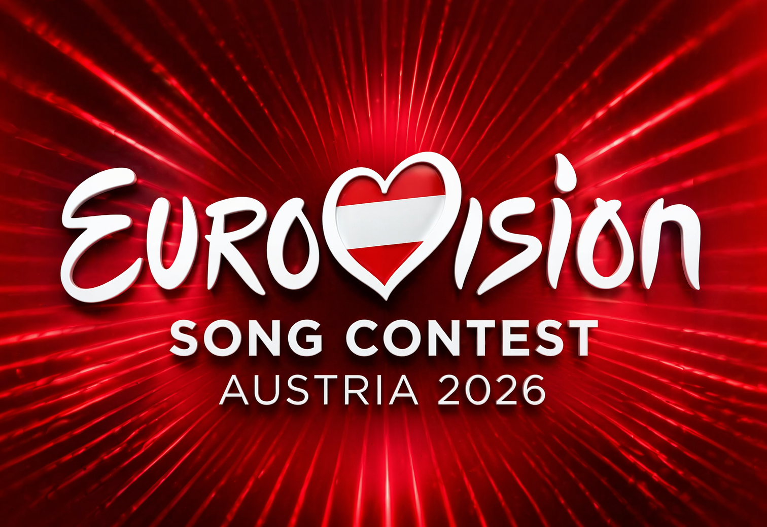 Eurovision Song Contest 2026 in Wien – offizielles Eventlogo für Privatflüge mit Swiss Elite Flight