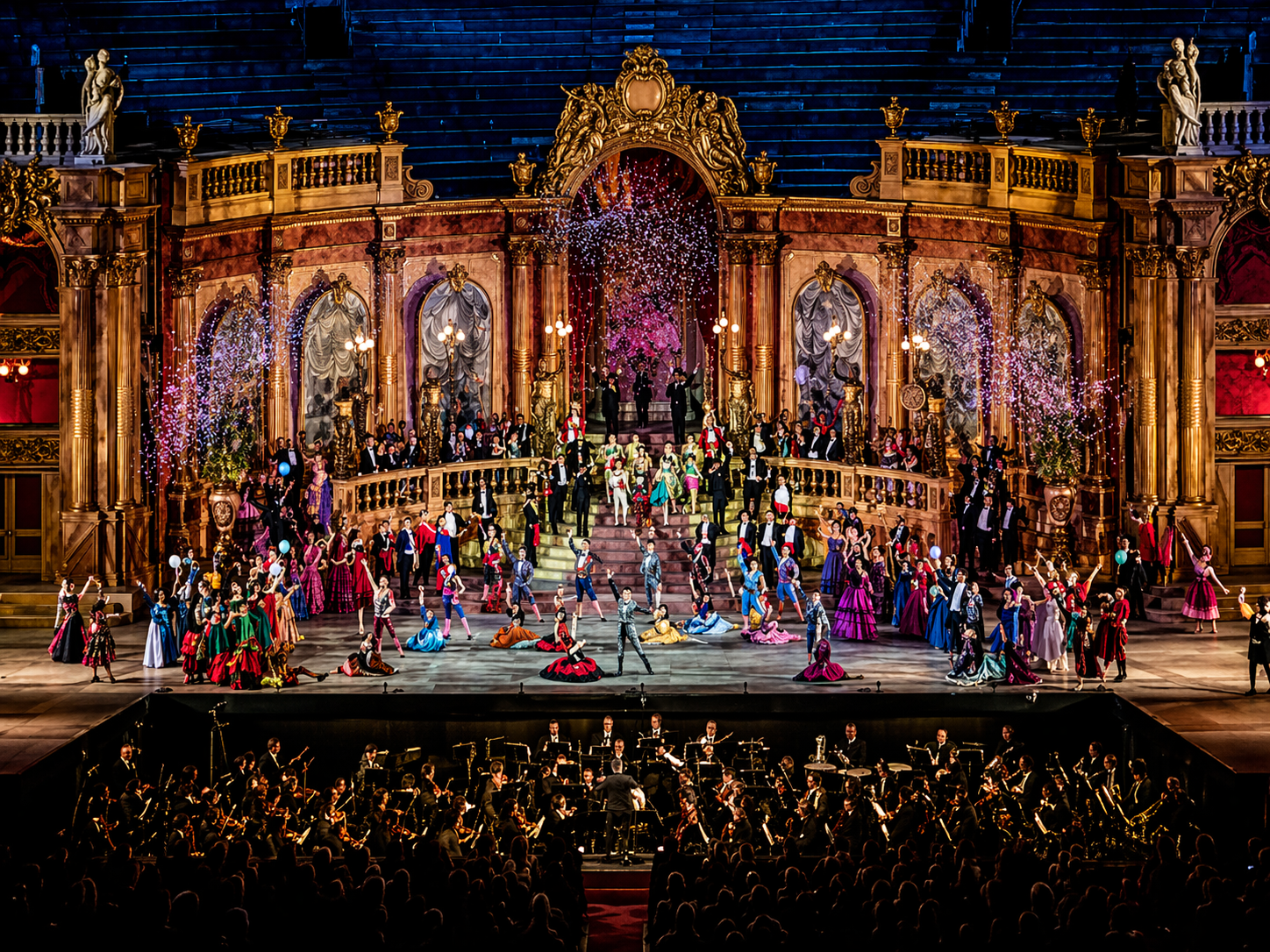 La Traviata 2026 in der Arena di Verona – Open-Air-Oper bei Nacht, Privatflug ab der Schweiz mit Swiss Elite Flight