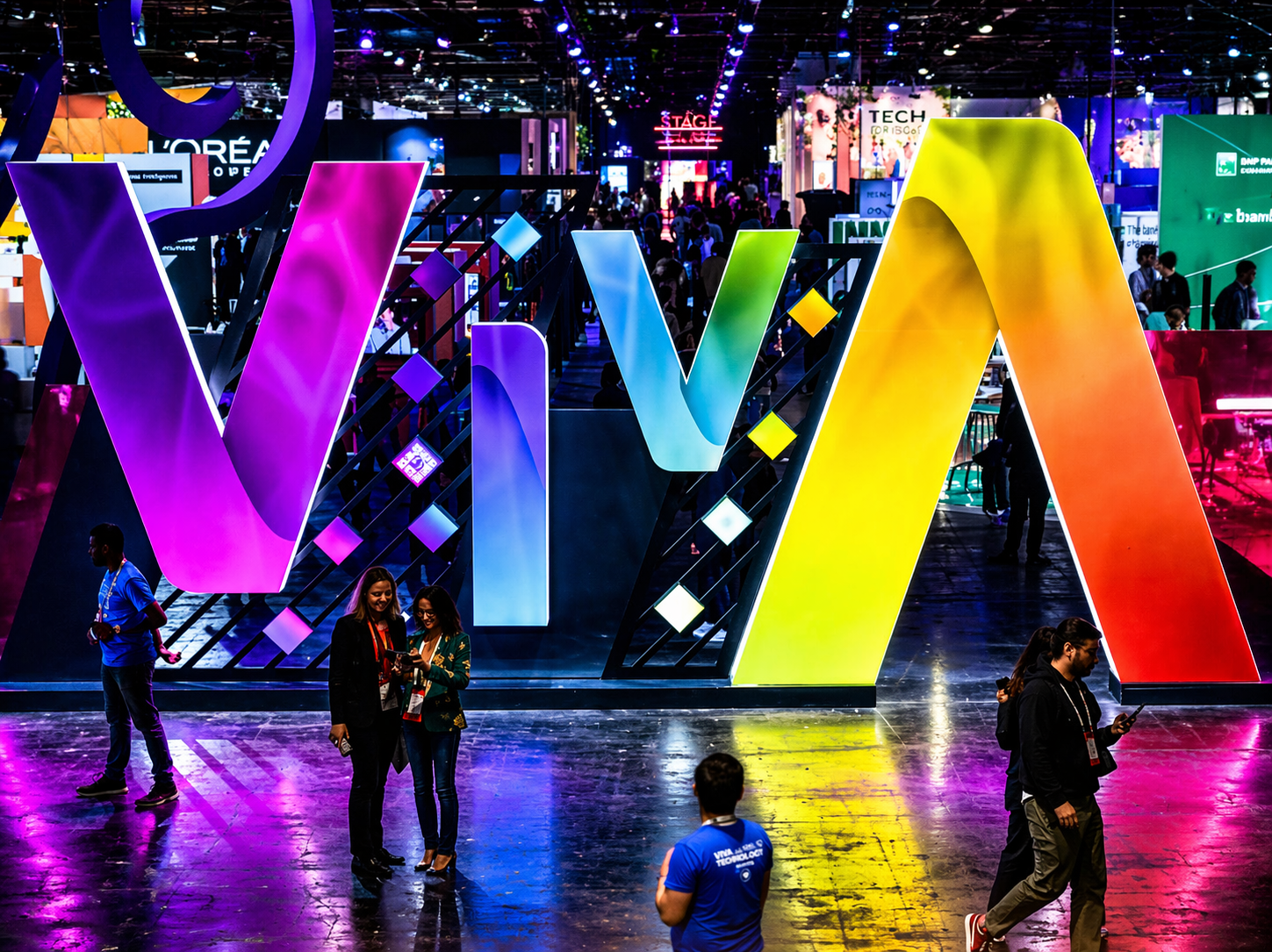 VivaTech Paris Logo und Messe-Visual – Technologie- und Startup-Event VivaTech 2026