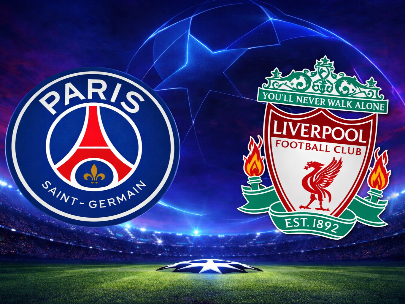 Paris Saint-Germain vs. Liverpool FC – Private flight to Paris for the Champions League match